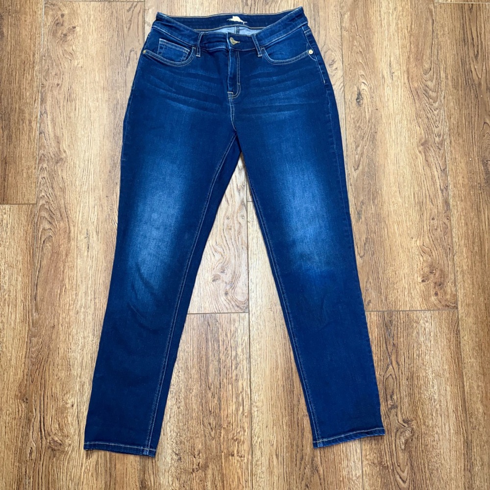 Tommy Bahama Slim Boyfriend Jeans Womens 29x29 Sapphire Blue Dark Wash Denim